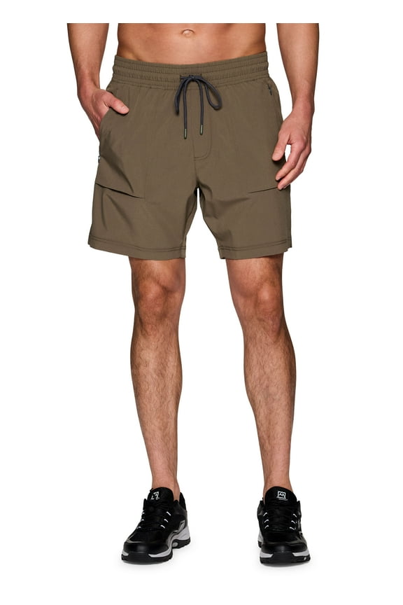 Men's Textured Ripstop Hiking Short with Zip Pockets