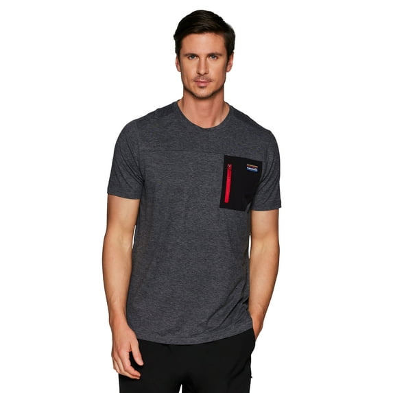 Avalanche Men's Ultra Soft Lightweight Stretch Short Sleeve T-Shirt with Zipper Pocket