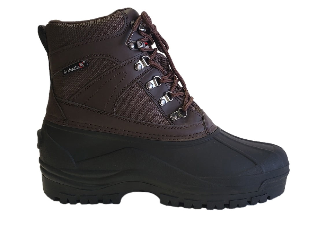 Avalanche Mens Waterproof Snow Boots, Adult, Brown, 11 M Us - Walmart.com