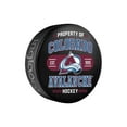 thumbnail image 1 of Avalanche Officially Licensed Property Of Design Hockey Puck, 1 of 1