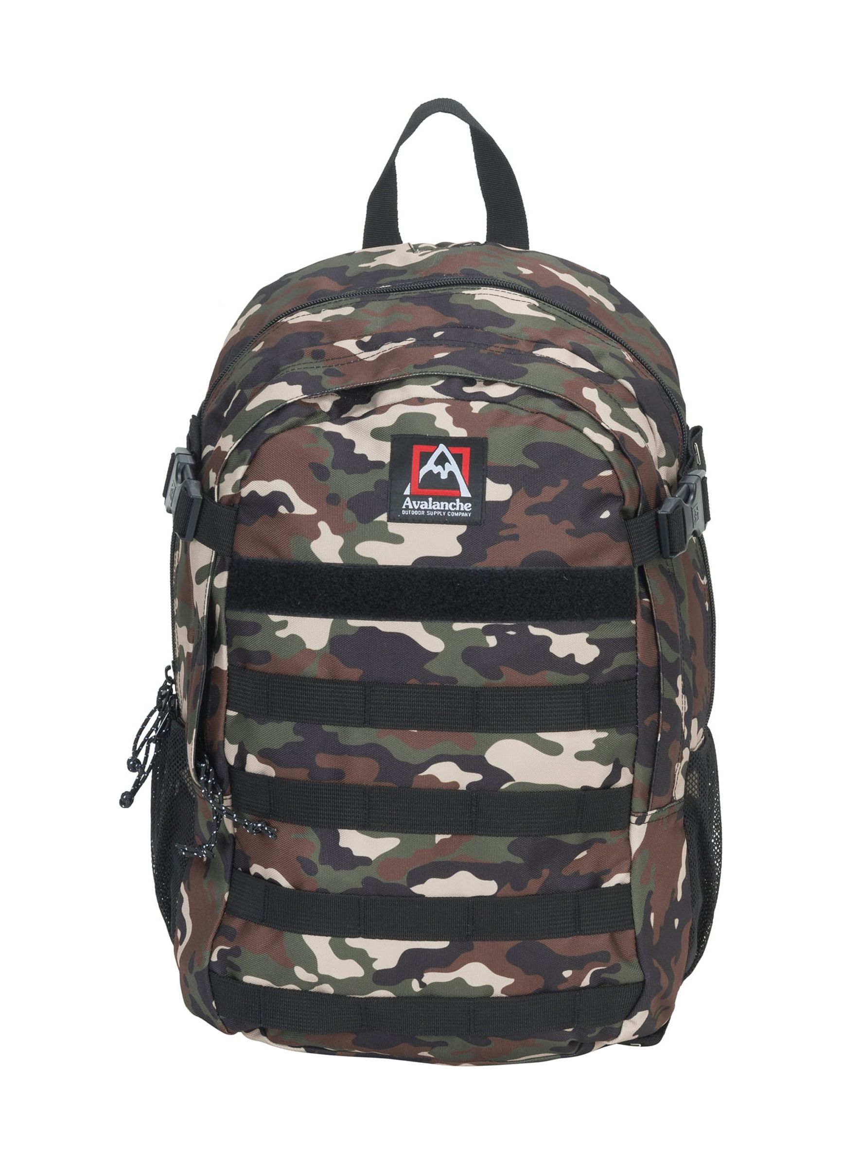 Avalanche Outdoors Camo 22 Liter Sports Hiking Backpack With Water Bottle Pockets - image 1 of 4