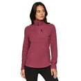 thumbnail image 1 of Avalanche Women's 1/4 Zip Microfleece Pullover Sweatshirt With Zip Pocket, 1 of 7