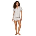 thumbnail image 1 of Avalanche Women's 2-Piece Speckle Dot Super Soft Top/Shorts Pajama Set, 1 of 4
