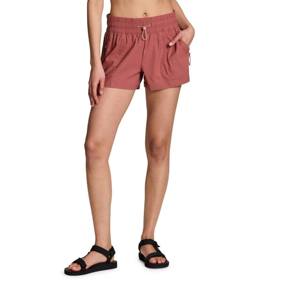 Avalanche Women's Bungee Waistband Stretch Twill Hiking/Walking Shorts