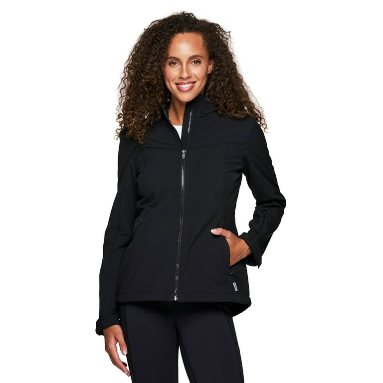 Avalanche Women's Fleece Lined Hoodie Soft Shell Jacket With Zipper Pockets  