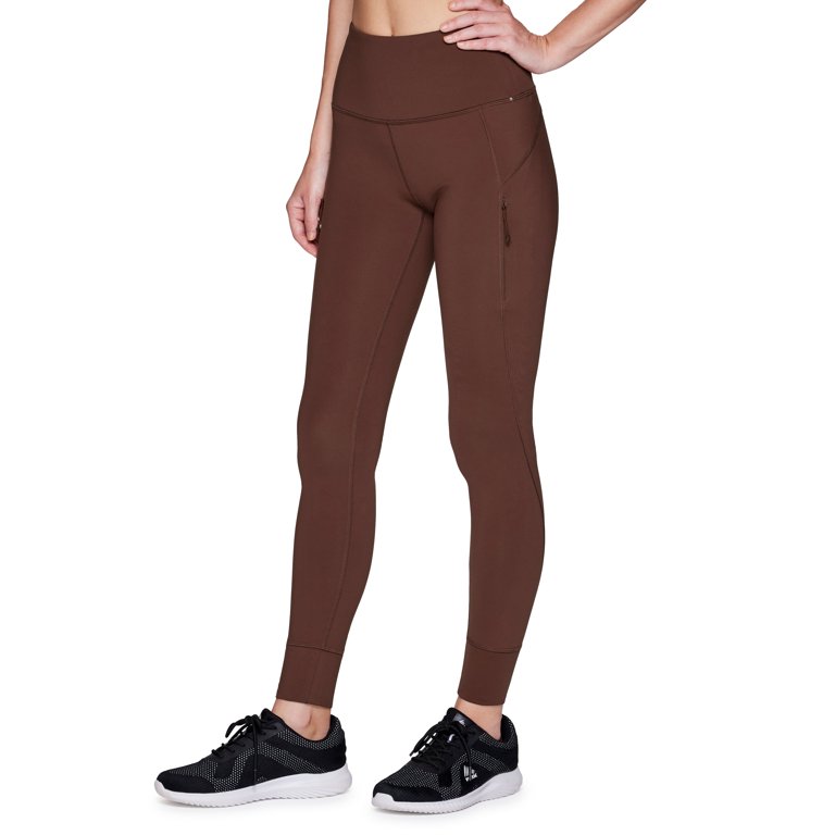 Avalanche Women s Fleece Lined Squat Proof Legging with Zipper Pockets