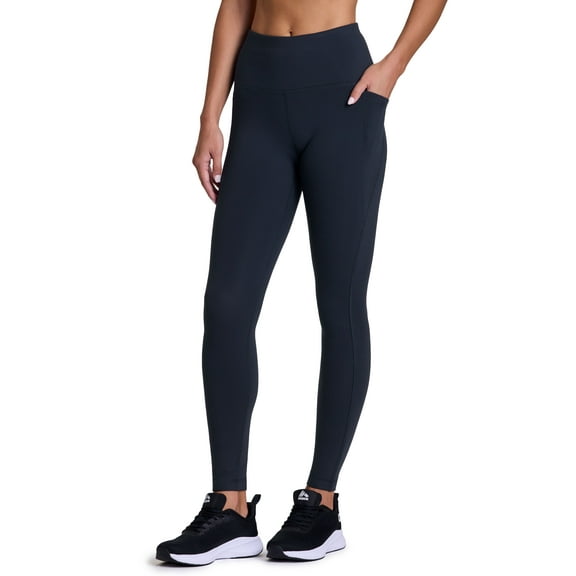 Avalanche Women's Full Length Brushed Fleece Lined Hiking Legging with Waistband Zipper Pocket