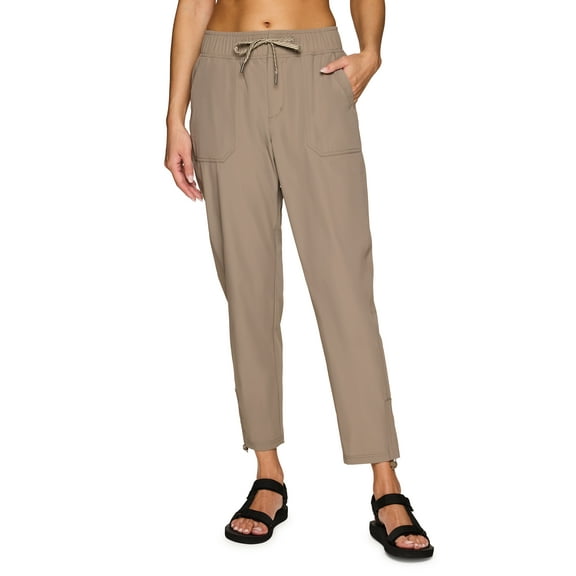 Avalanche Women's Hiking Quick Dry Drawstring Woven Ankle Pant With Pockets