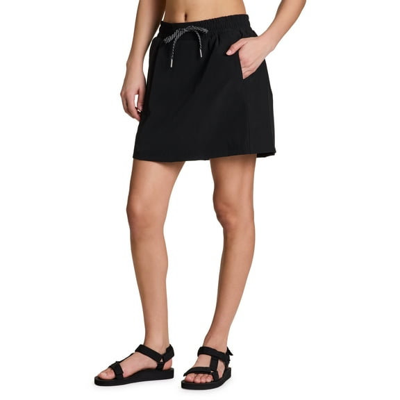 Avalanche Women's Lightweight Quick Drying Woven Skort With Inner Biker Short