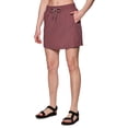 thumbnail image 1 of Avalanche Women's Lightweight Quick Drying Woven Skort With Inner Biker Short, 1 of 6