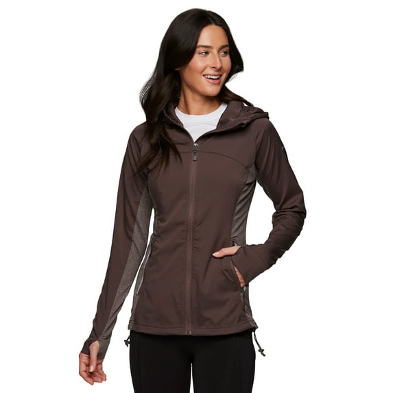 Avalanche Women's Lightweight Shell Hybrid Jacket With Hood And Pockets
