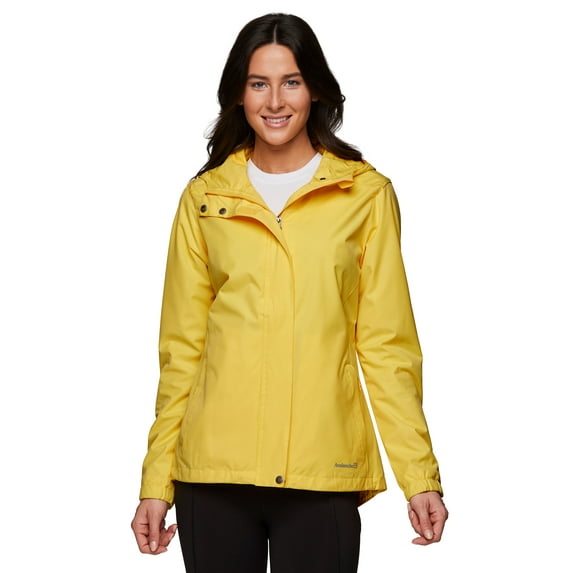 Avalanche Women's Lightweight Shell Packable Rain Coat Jacket With Pockets