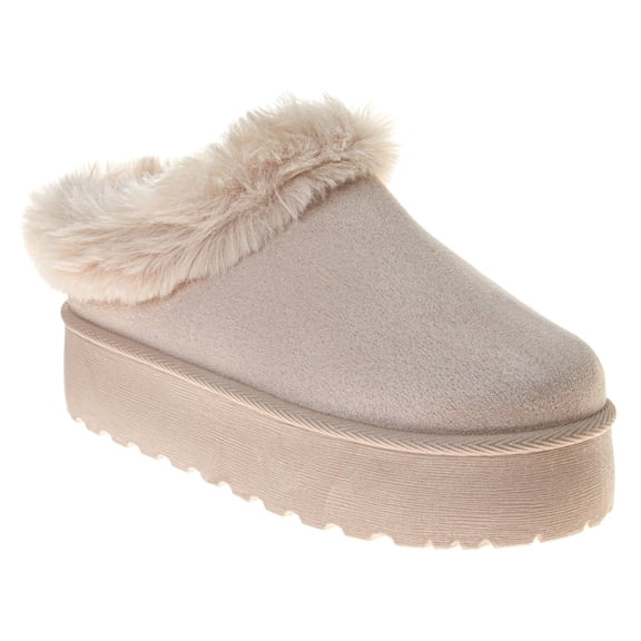 Avalanche Women'S Slip On Cozy Slippers, Light Blush, Size: 9