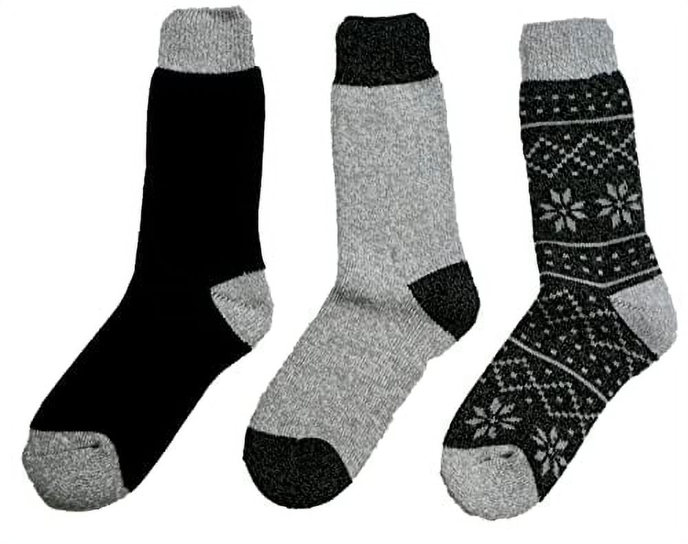 Avalanche Women's Ultimate Thermal Crew Socks, 59.5 Shoe Size, 3 Pairs