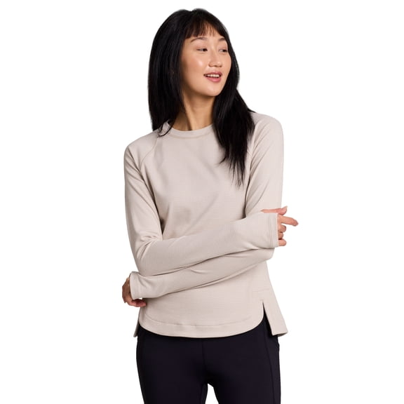 Avalanche Women's Ultra Soft Microstripe Long Sleeve Hiking Running Top