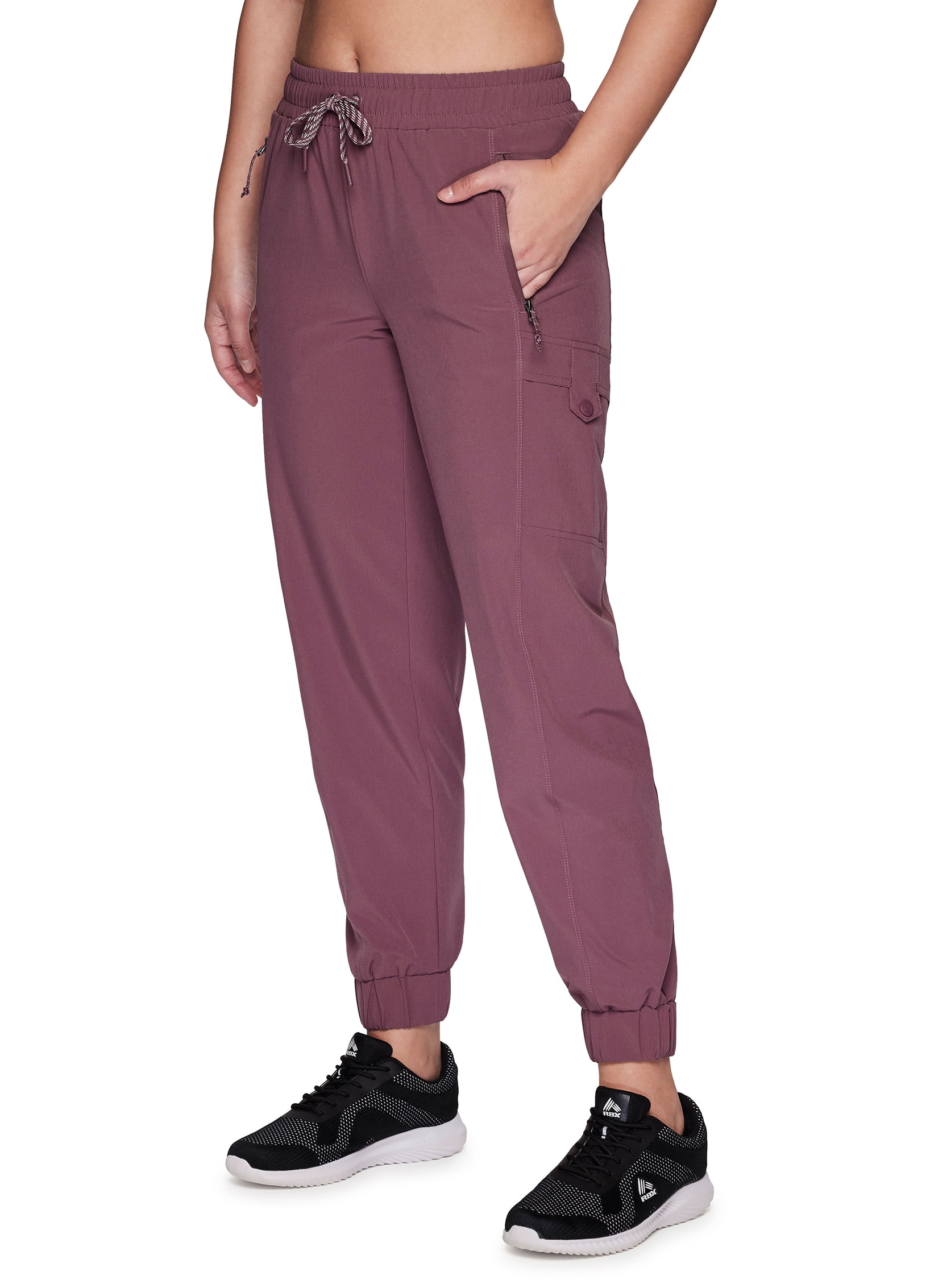 Avalanche Women s Woven Ripstop Cargo Jogger Pants With Zipper Pockets Walmart