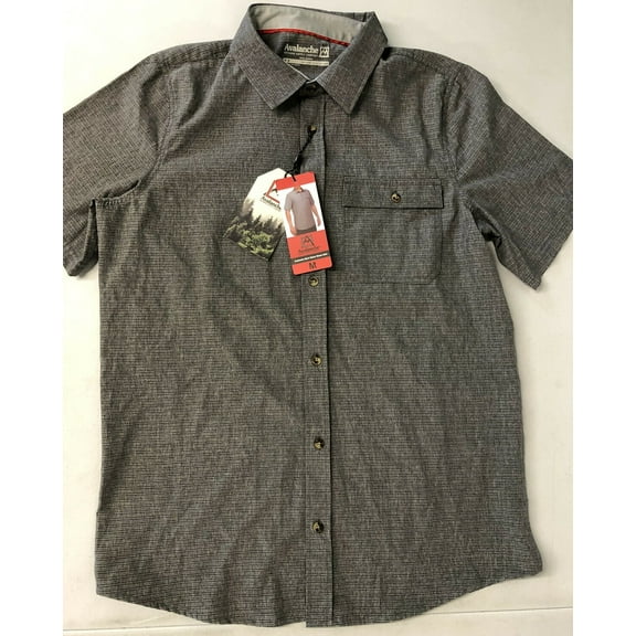 Avalanches Men's Performance Short Sleeve Woven Shirt