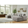 thumbnail image 1 of Avaliyah Ash Gray Chenille 3pc RAF Chaise Sectional, 1 of 11