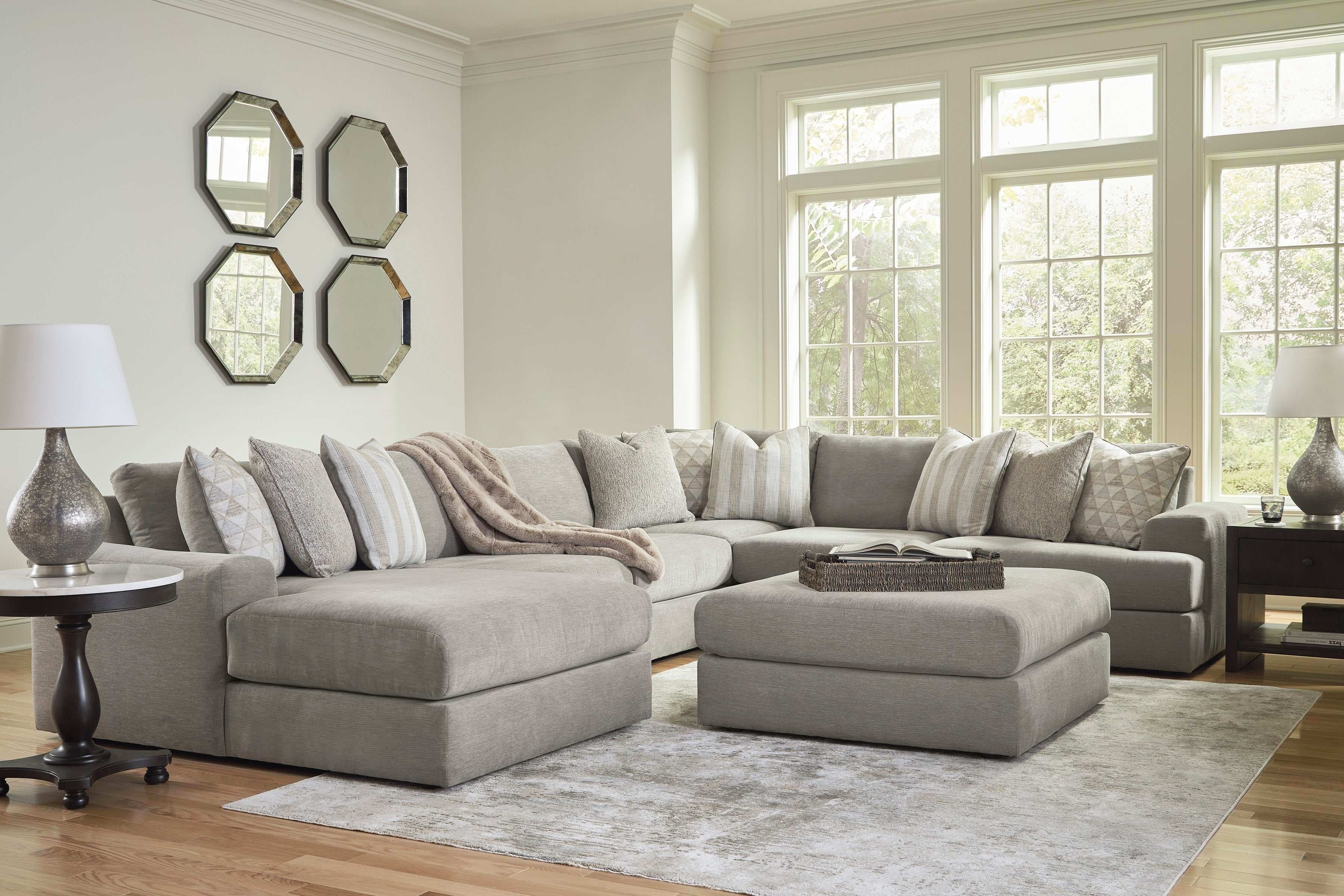 Signature Design by Ashley Avaliyah Ash Oversized Accent Ottoman