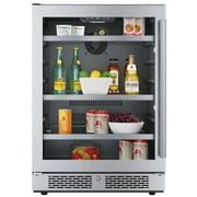 Avallon Abr242lh 24" Wide 140 Can Energy Efficient Beverage Center - Stainless Steel