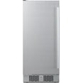 thumbnail image 1 of Avallon Afr152lh 15" Wide 3.3 Cu. Ft. Compact Refrigerator - Stainless Steel, 1 of 7