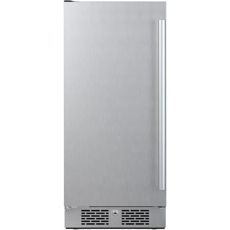 Avallon Afr152lh 15" Wide 3.3 Cu. Ft. Compact Refrigerator - Stainless Steel