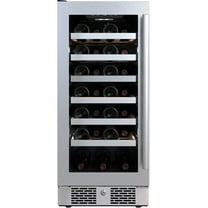 Avallon Awc152szlh 15" Wide 27 Bottle Capacity Single Zone Wine Cooler - Stainless Steel