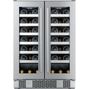 Avallon Awc242fd 24" Wide 42 Bottle Capacity French Door Wine Cooler - Stainless Steel