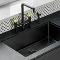 thumbnail image 1 of Avallon Pro Kitchen Faucet in Matte Black & Yellow, 1 of 12