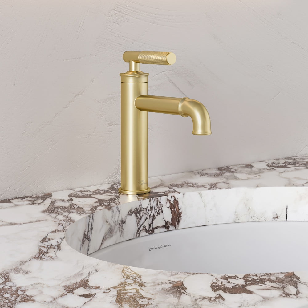 Avallon Brushed Gold Single-Handle Bathroom Faucet