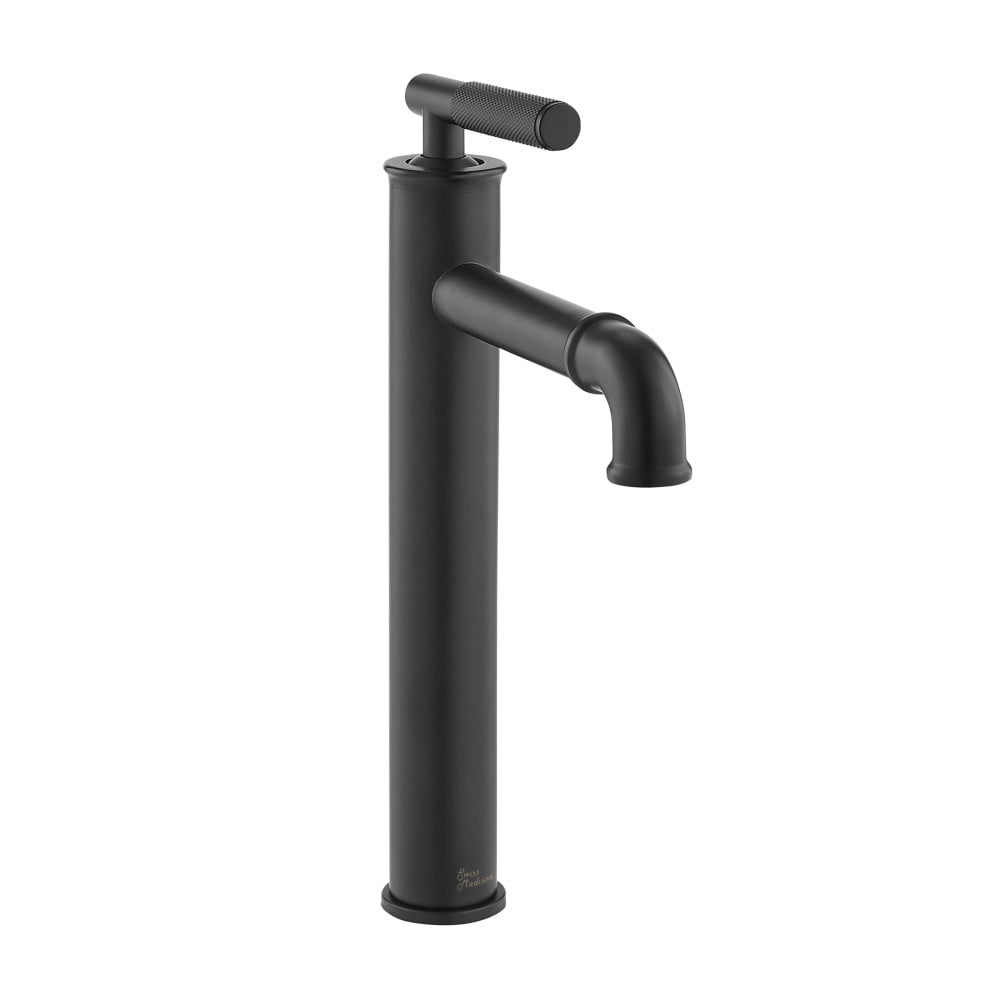 Avallon High Arc Single-Handle Bathroom Faucet in Matte Black
