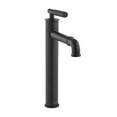 thumbnail image 1 of Avallon Single Hole, Single-Handle Sleek, High Arc Bathroom Faucet in Matte Black, 1 of 11
