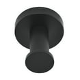 thumbnail image 1 of Avallon Stainless Steel Bathroom Robe Hook in Matte Black, 1 of 4