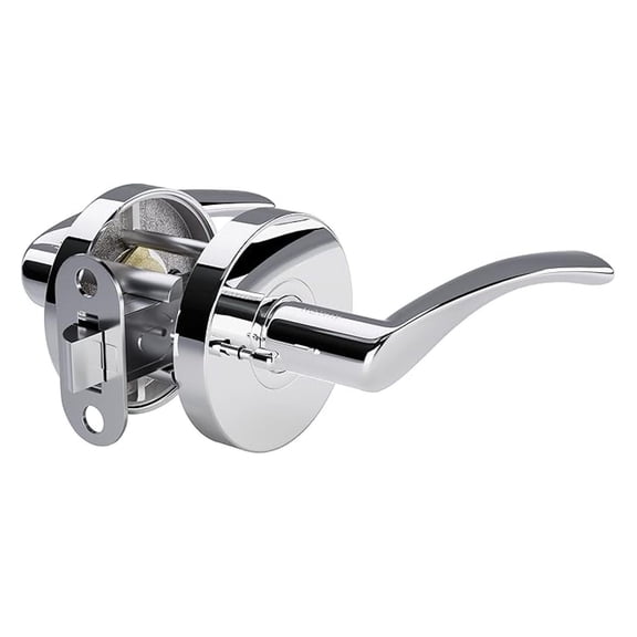 Avalon 0600 'Charm' - Modern Door Handle Lever Set in Polished Finish (Privacy/Passage)
