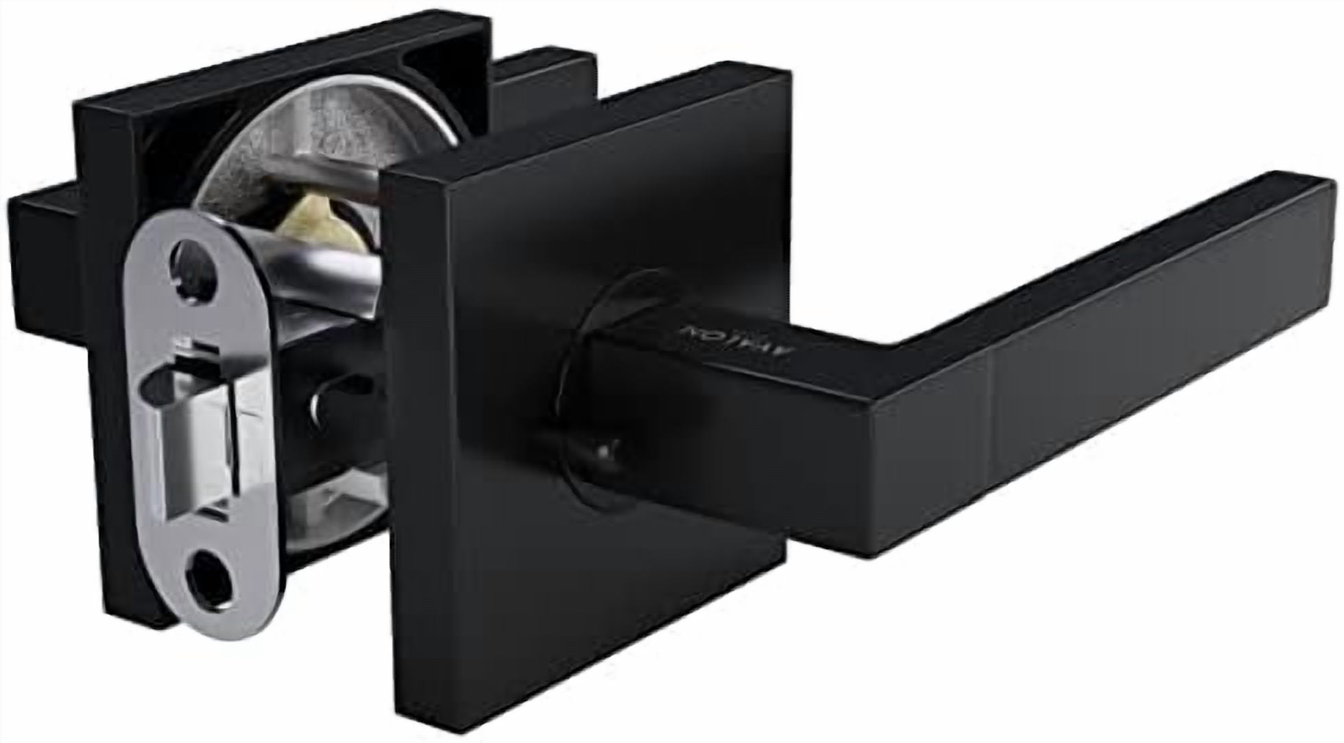 Avalon 'Modena' Modern Door Lever Set - Polished Chrome, Privacy/Passage Function (0540)