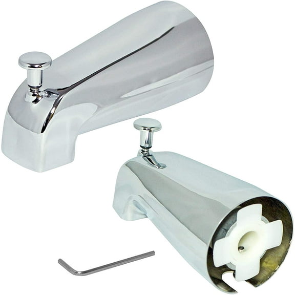 Avalon 1110-3 Stainless Steel Bathtub and Shower Spout with Front Diverter