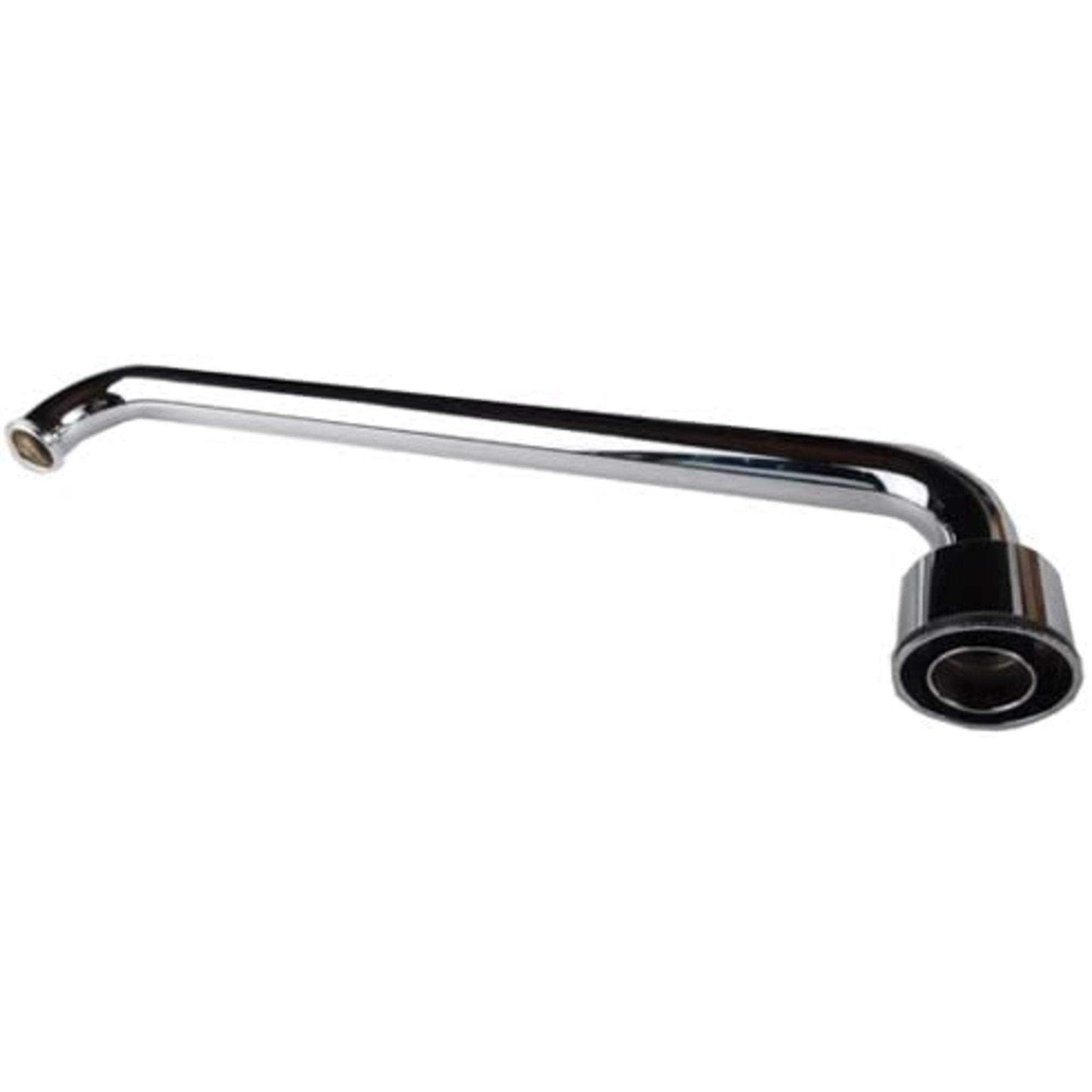 Chrome Spring Neck Deck Mounted Kitchen Faucet Spout