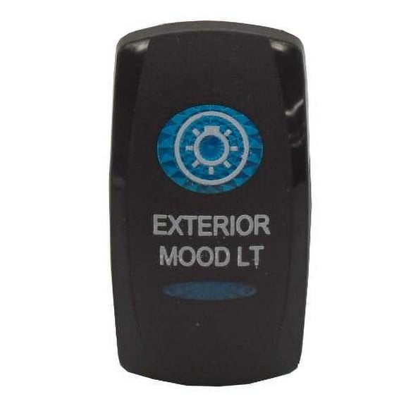 Avalon Boat Rocker Switch Cover 125121 | Exterior Mood LT Actuator Black Blue