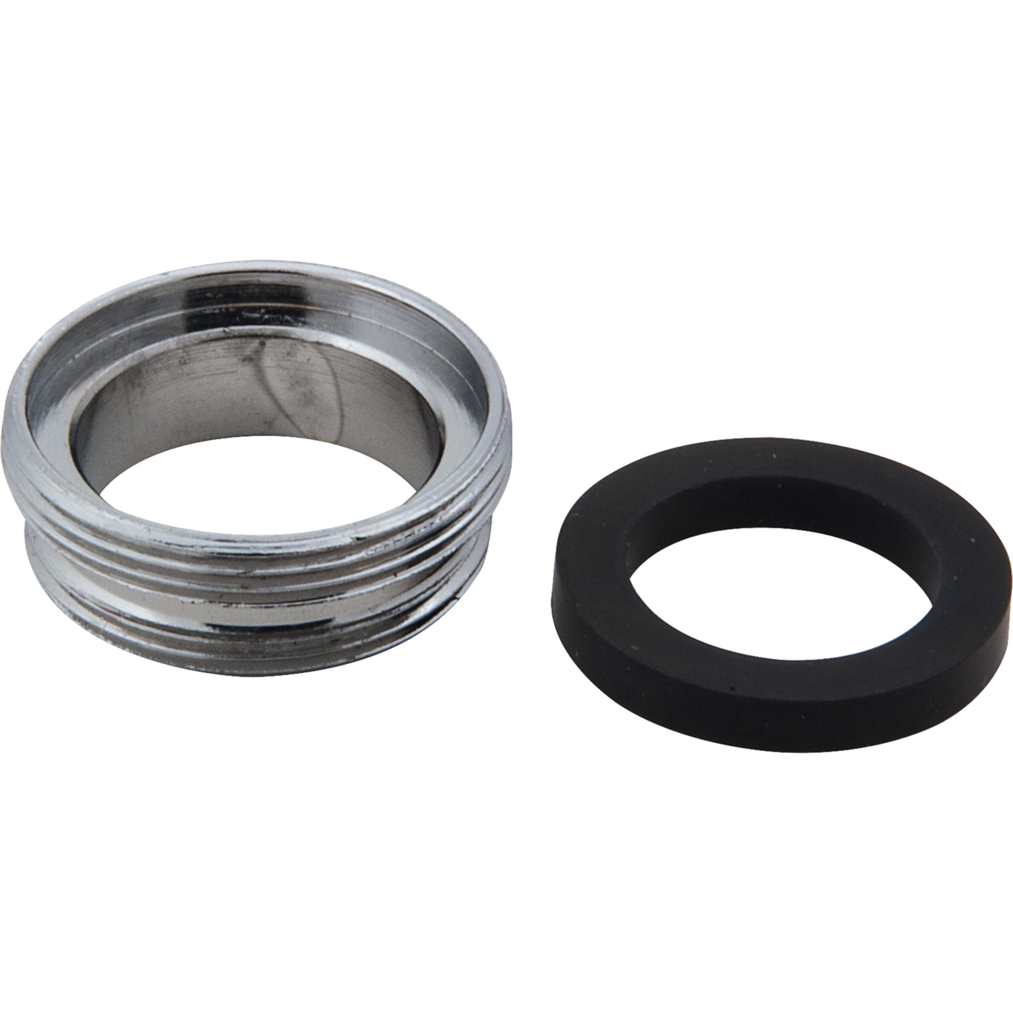 Avalon Silver and Chrome Brass Aerator Adapter for Faucets