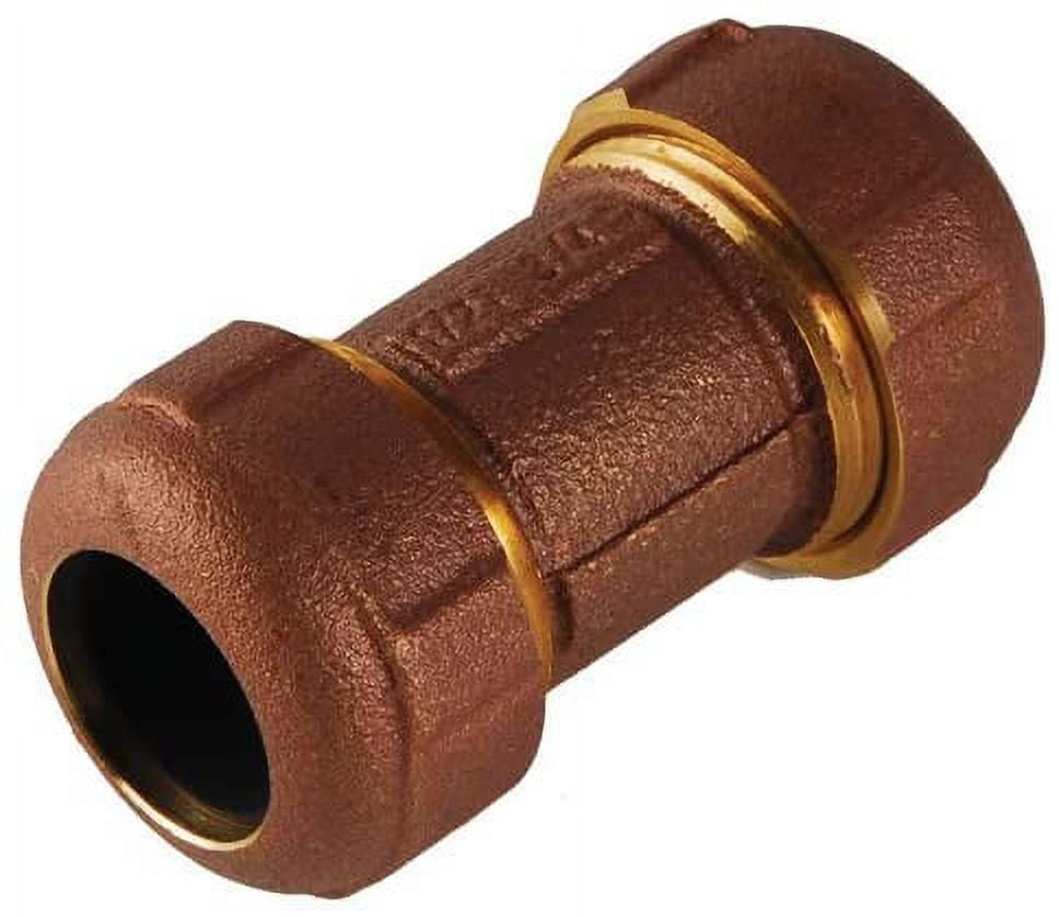 Avalon Brass and Chrome Coupling for Copper and IPS Pipes