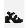 thumbnail image 1 of Avalon Chunky Pin Buckle Platform Heels, 1 of 11