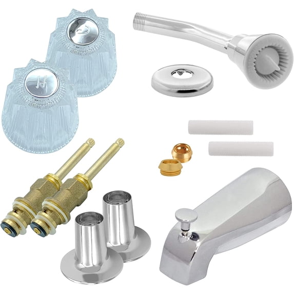 Avalon Complete Shower Repair Replacement Kit for Hot and Cold Shower, 1 Pack, One Size