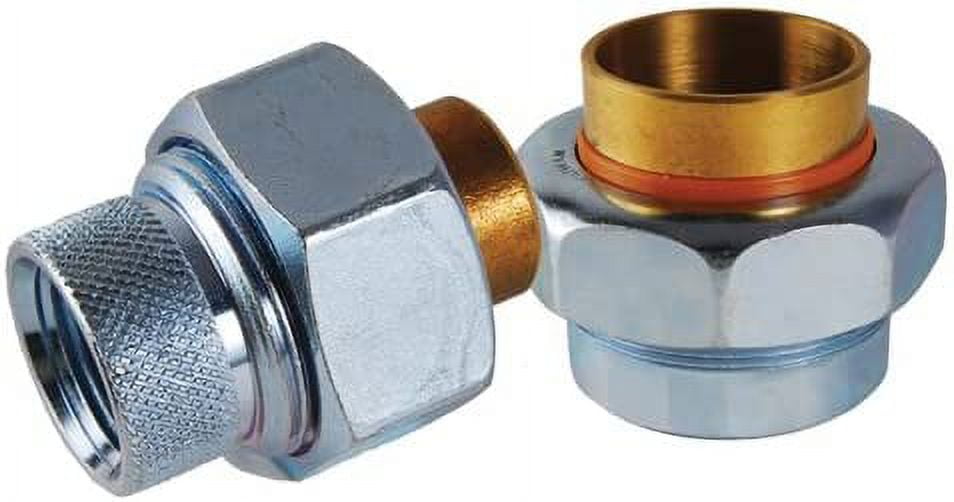Avalon Chrome and Brass Dielectric Union Pipe Fitting