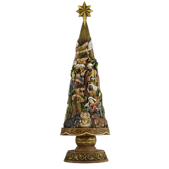 Avalon Gallery Nativity Figurine, Christmas Tree
