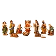 Avalon Gallery Nativity Sets for Christmas - Indoor Hand Painted Nativity Scene, 3.5-Inch Scale, 11-Piece