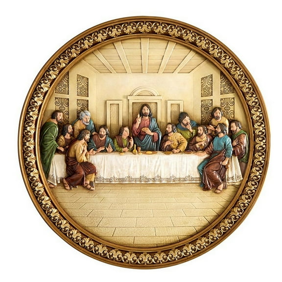 Avalon Gallery R2054 Last Supper Wall Plaque