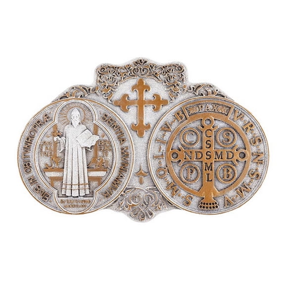 Avalon Gallery R5291 Saint Benedict Medal Plaque