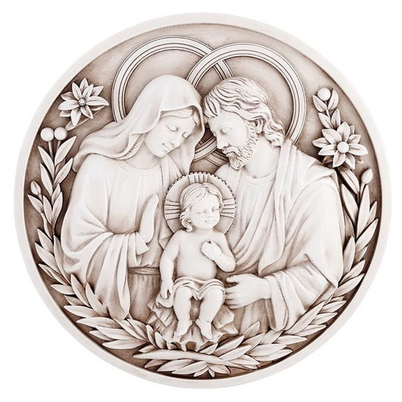 Avalon Gallery R5293 Holy Family Round Plaque