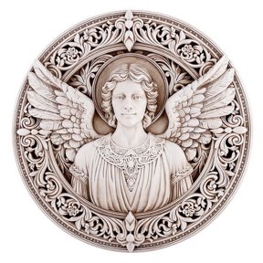 Avalon Gallery R5295 Saint Michael Garden Plaque