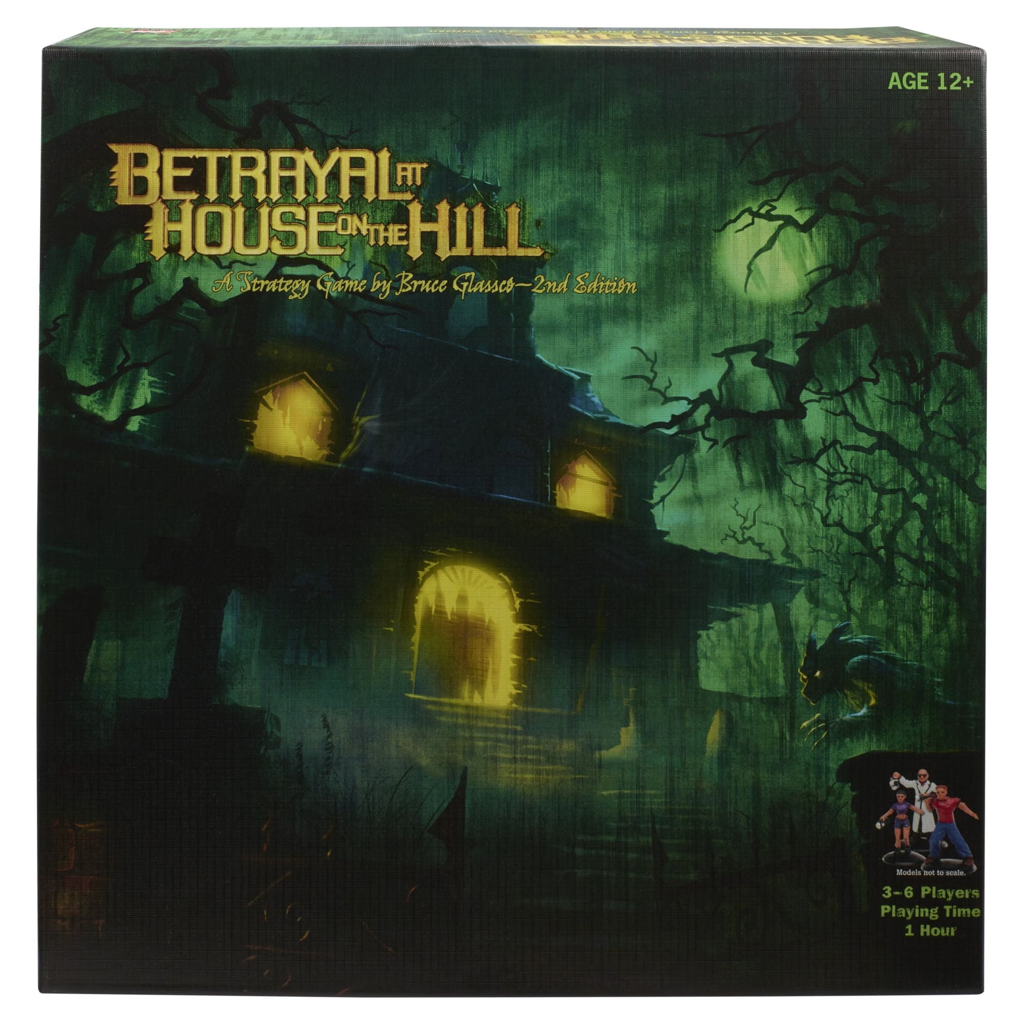 Avalon Hill Betrayal at The House on The Hill 2nd Edition Cooperative Board Game, 3-6 Players, Halloween Games, Ages 12 and Up
